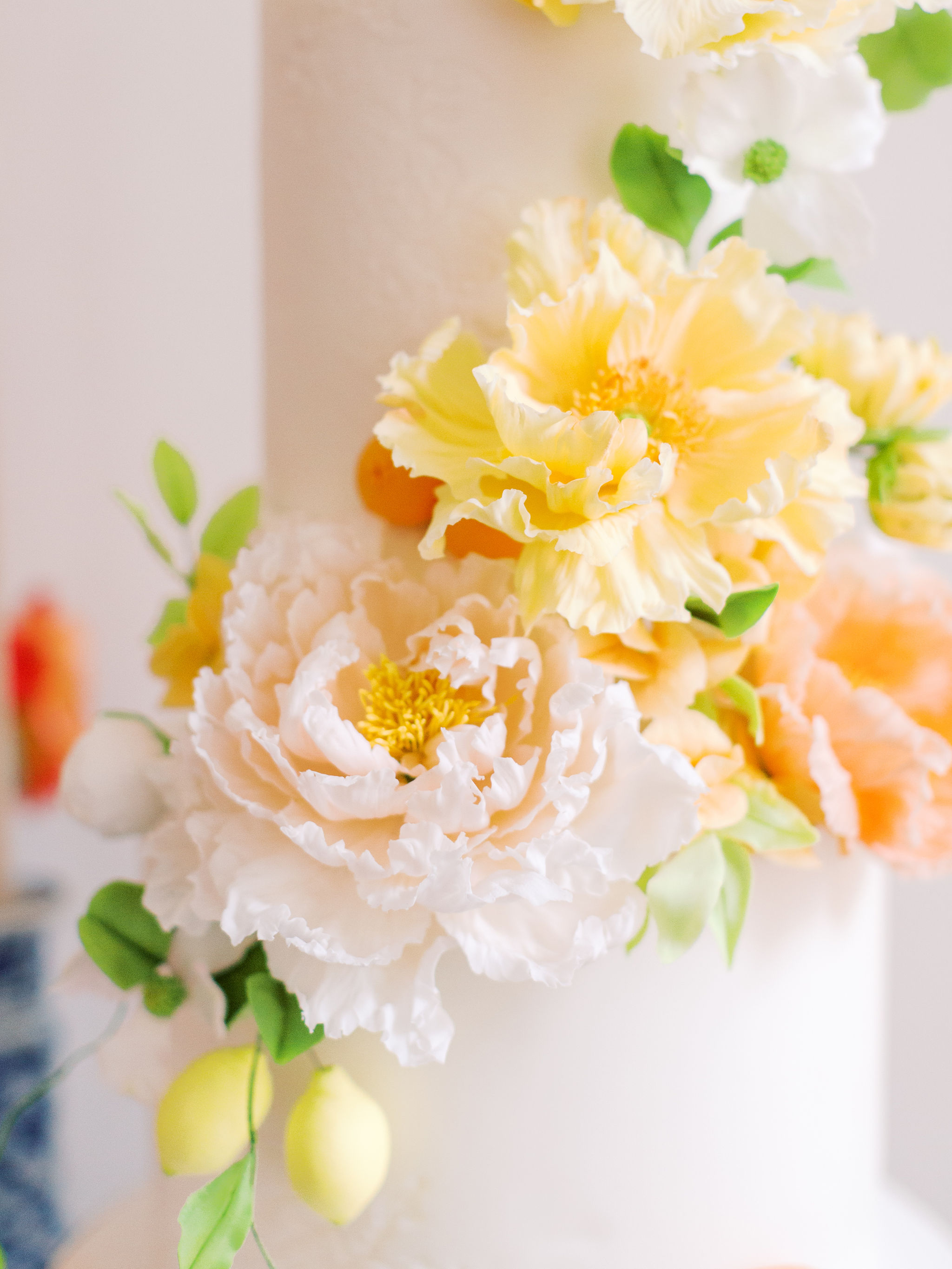 Sugar Flower Wedding Cake