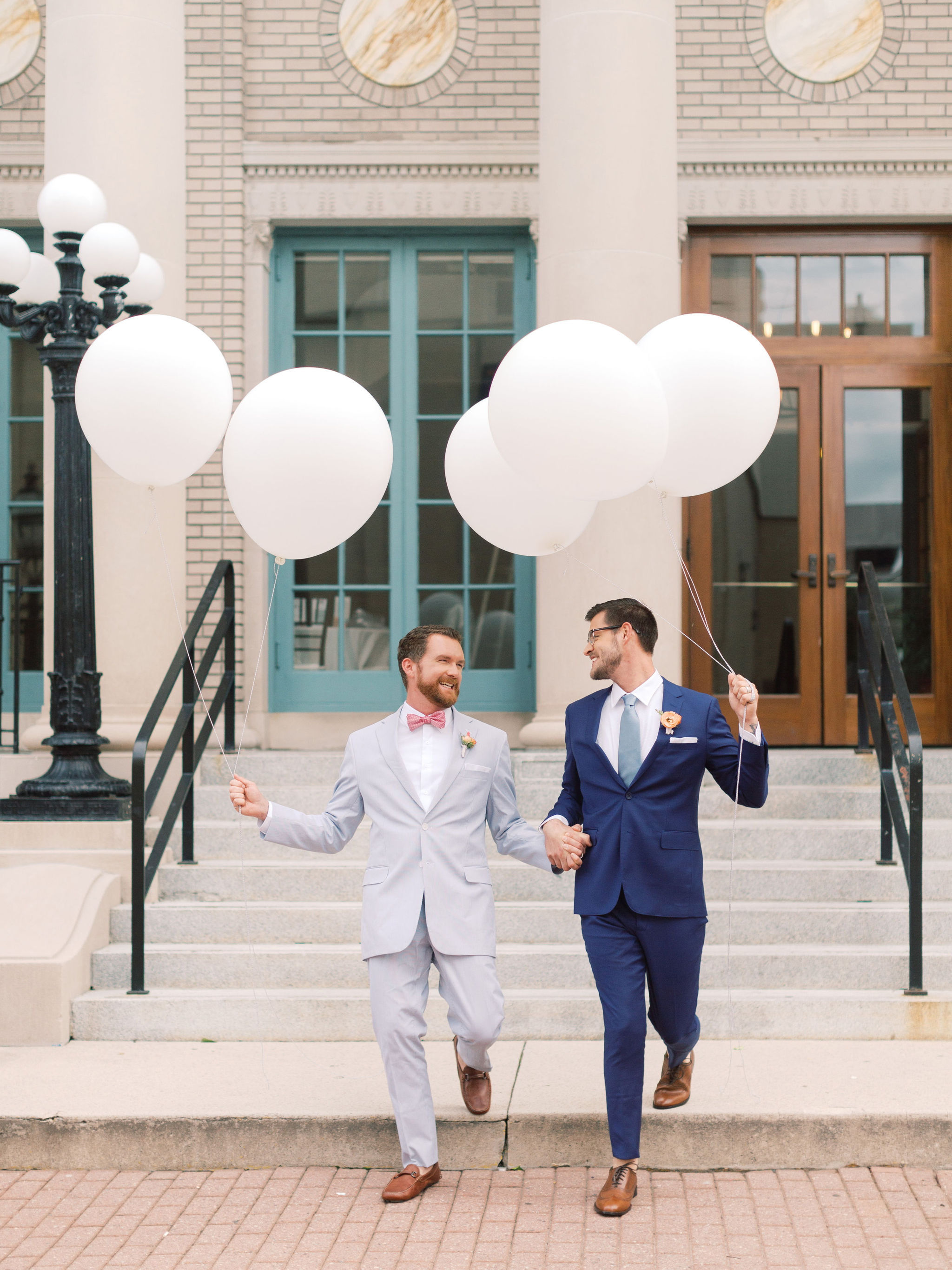 Same Sex Couple with Balloons