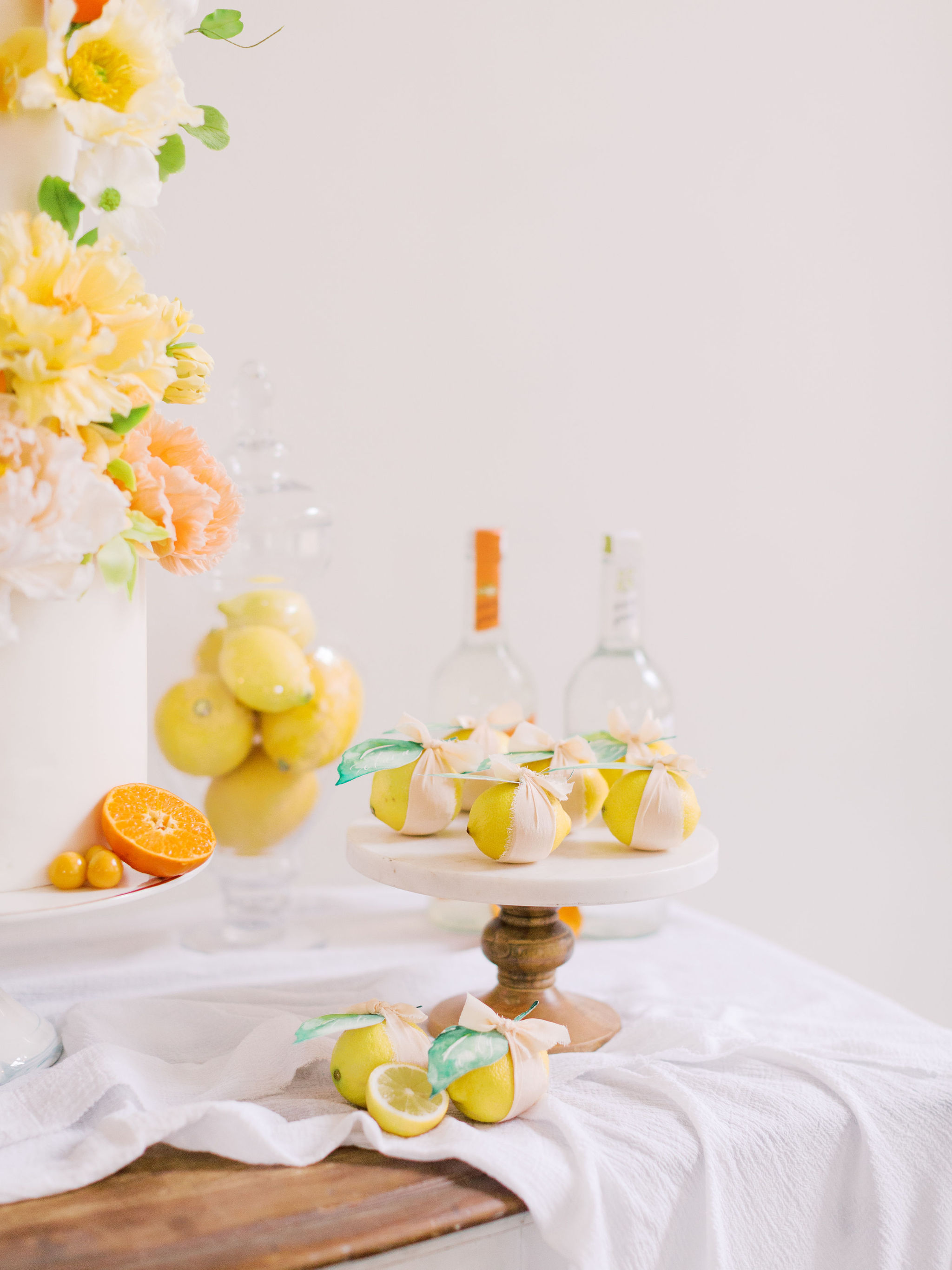 Lemon Place Cards