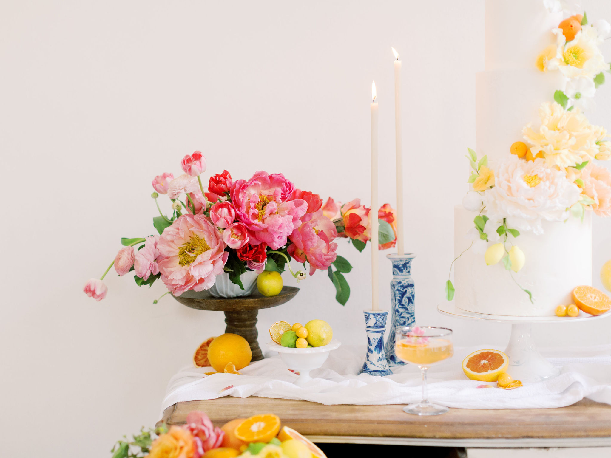 Wedding Cake Table Decor