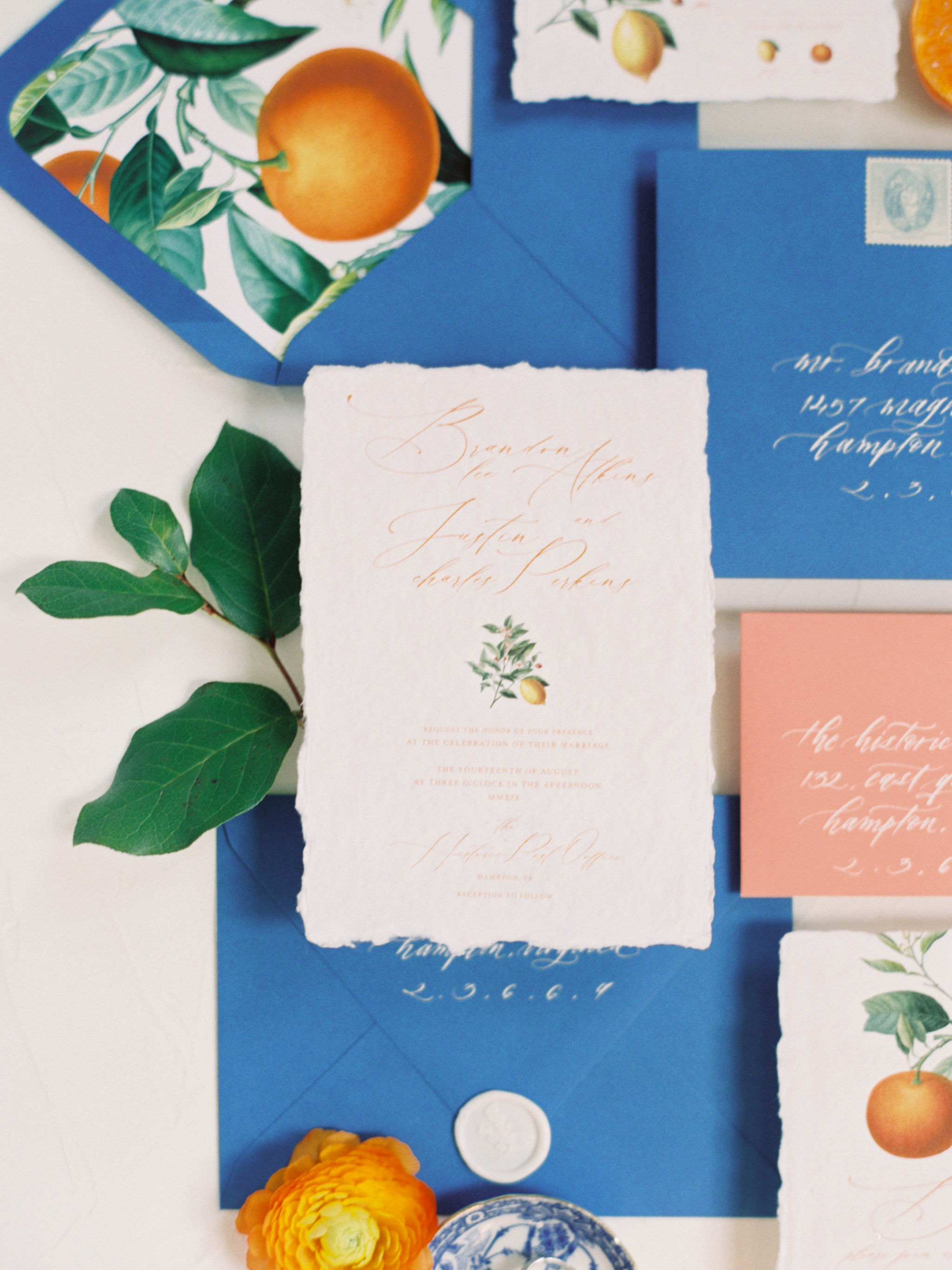 Citrus Stationery Design