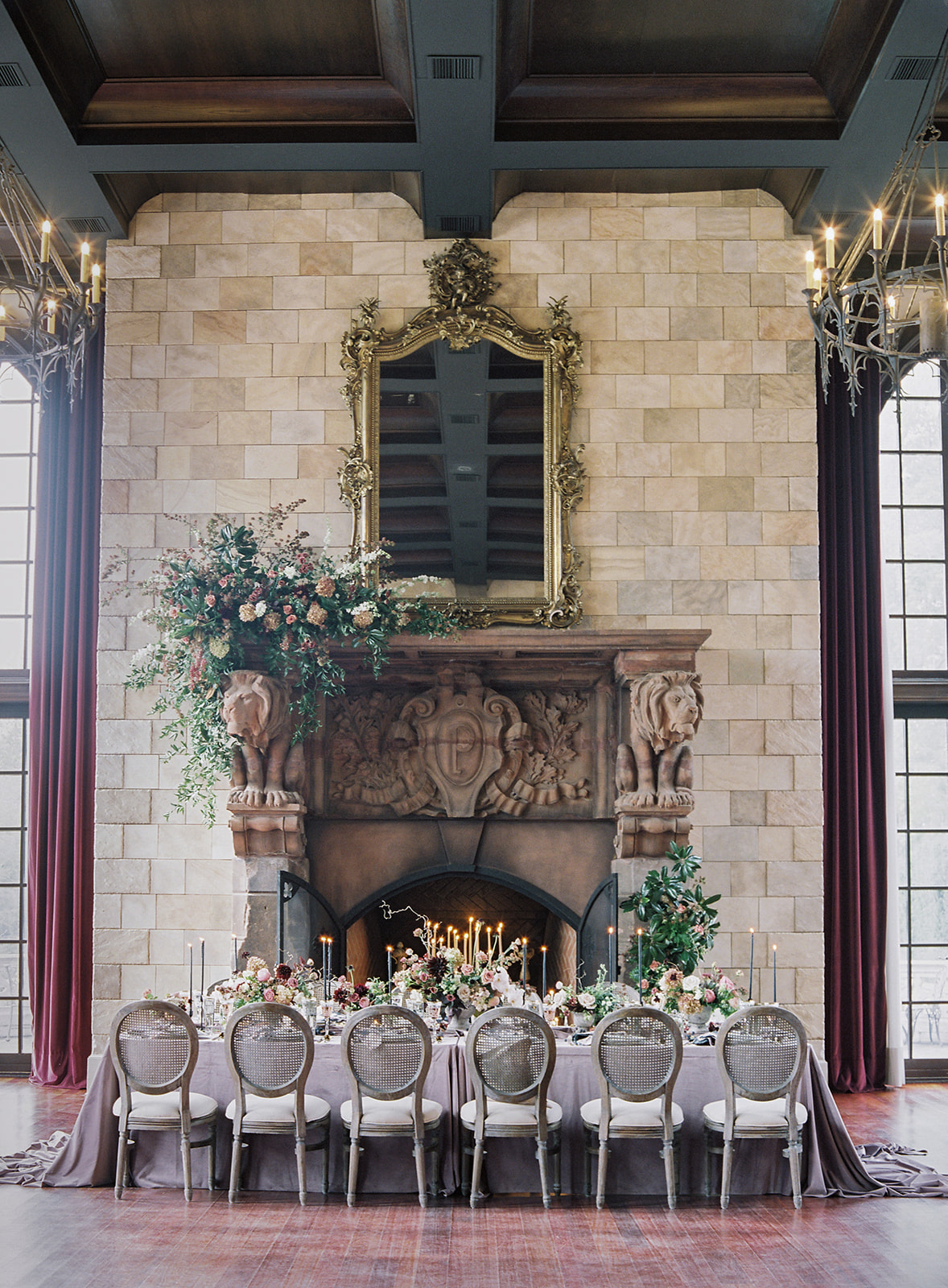 Mauve and moody Maximalist Table