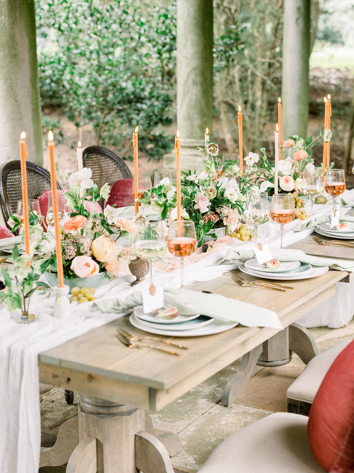 Garden Design for Wedding Table