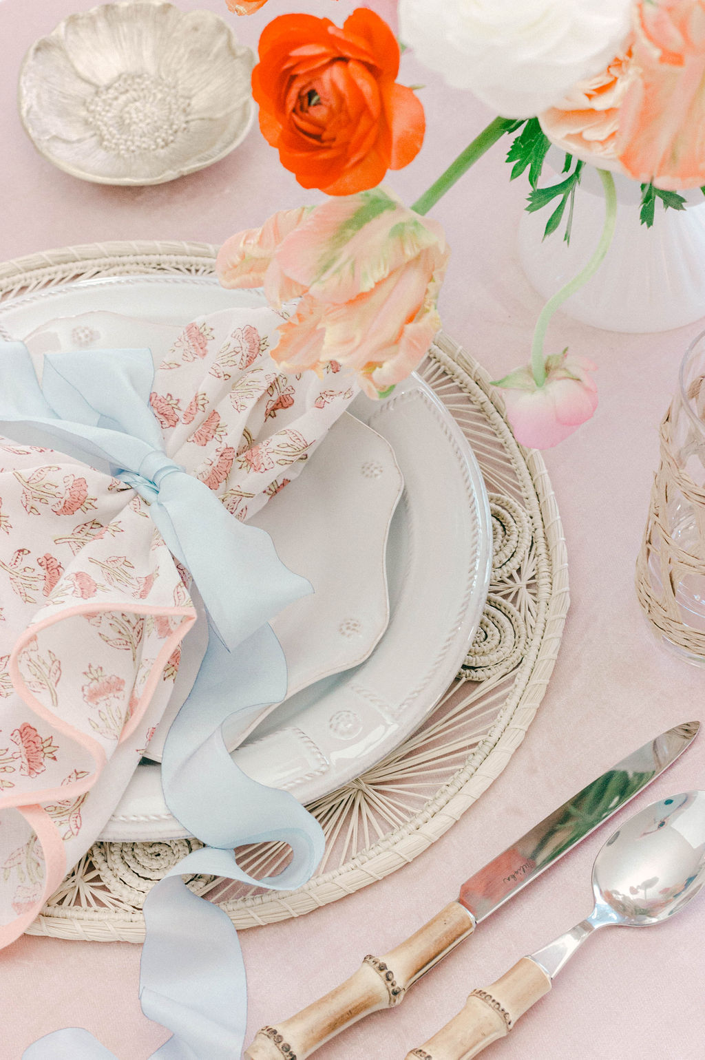 Spring Table Place Setting