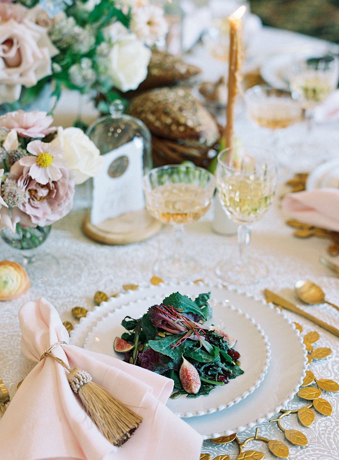 Fine Art Wedding Table Scape