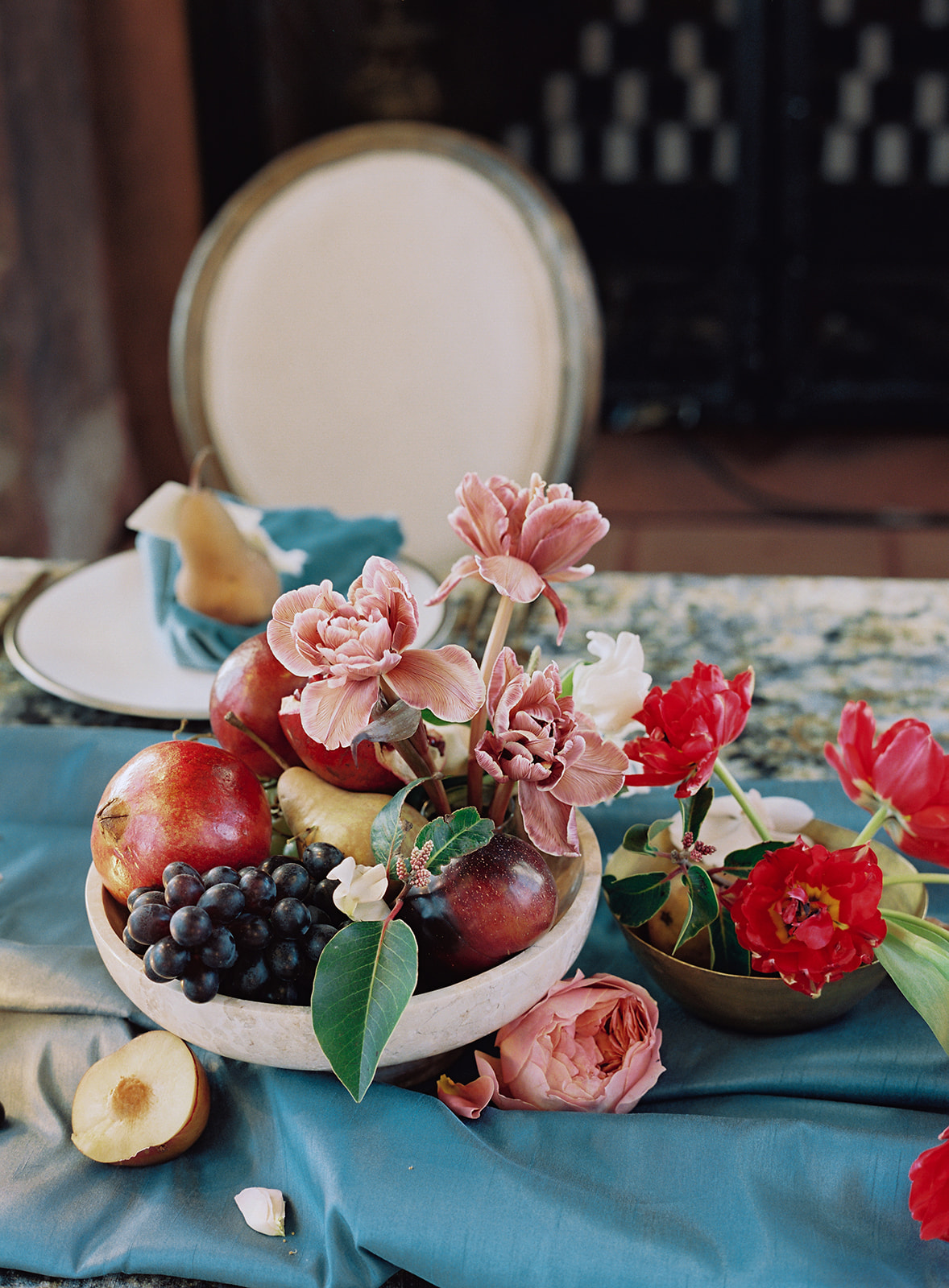 Wedding Table with Fruit
