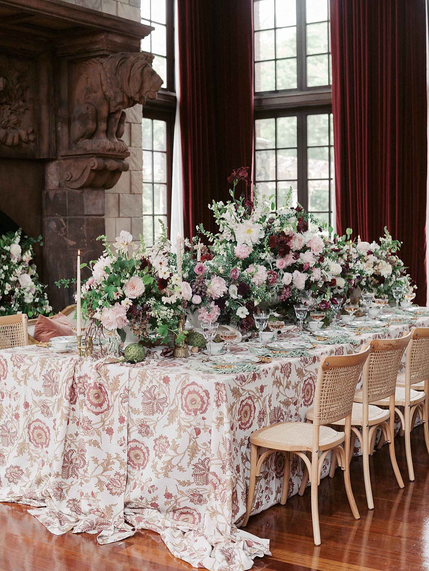 Blush and Plum Table Design