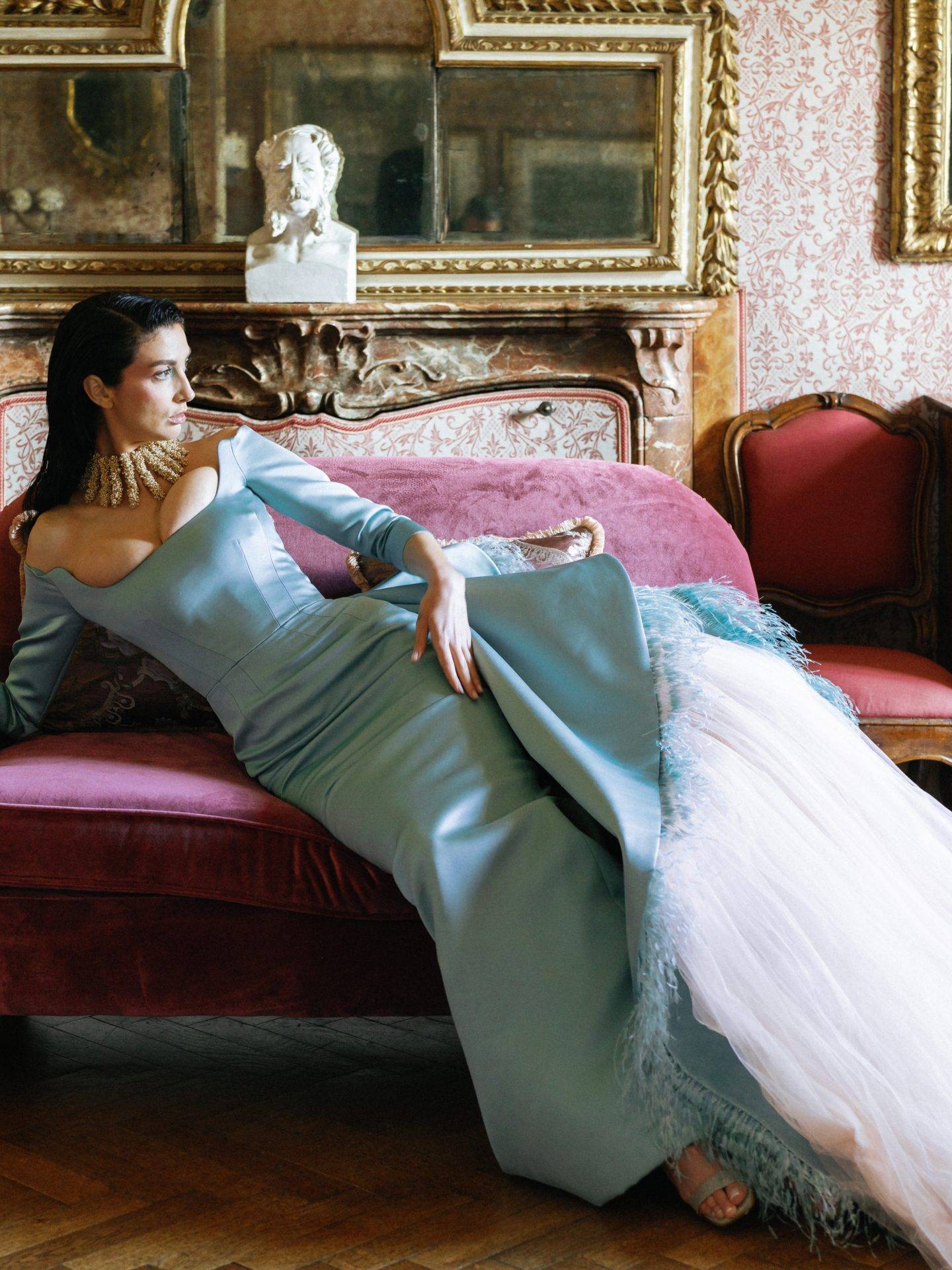 Fashion shoot with Rami Al Ali at Villa Sola Cabiati on Lake Como