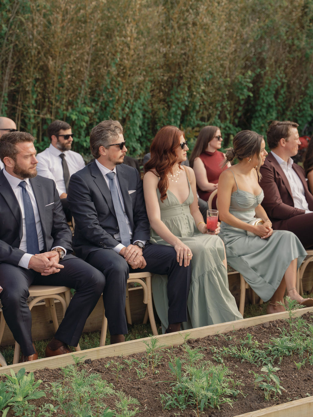 Vegetable Garden Wedding Ceremony