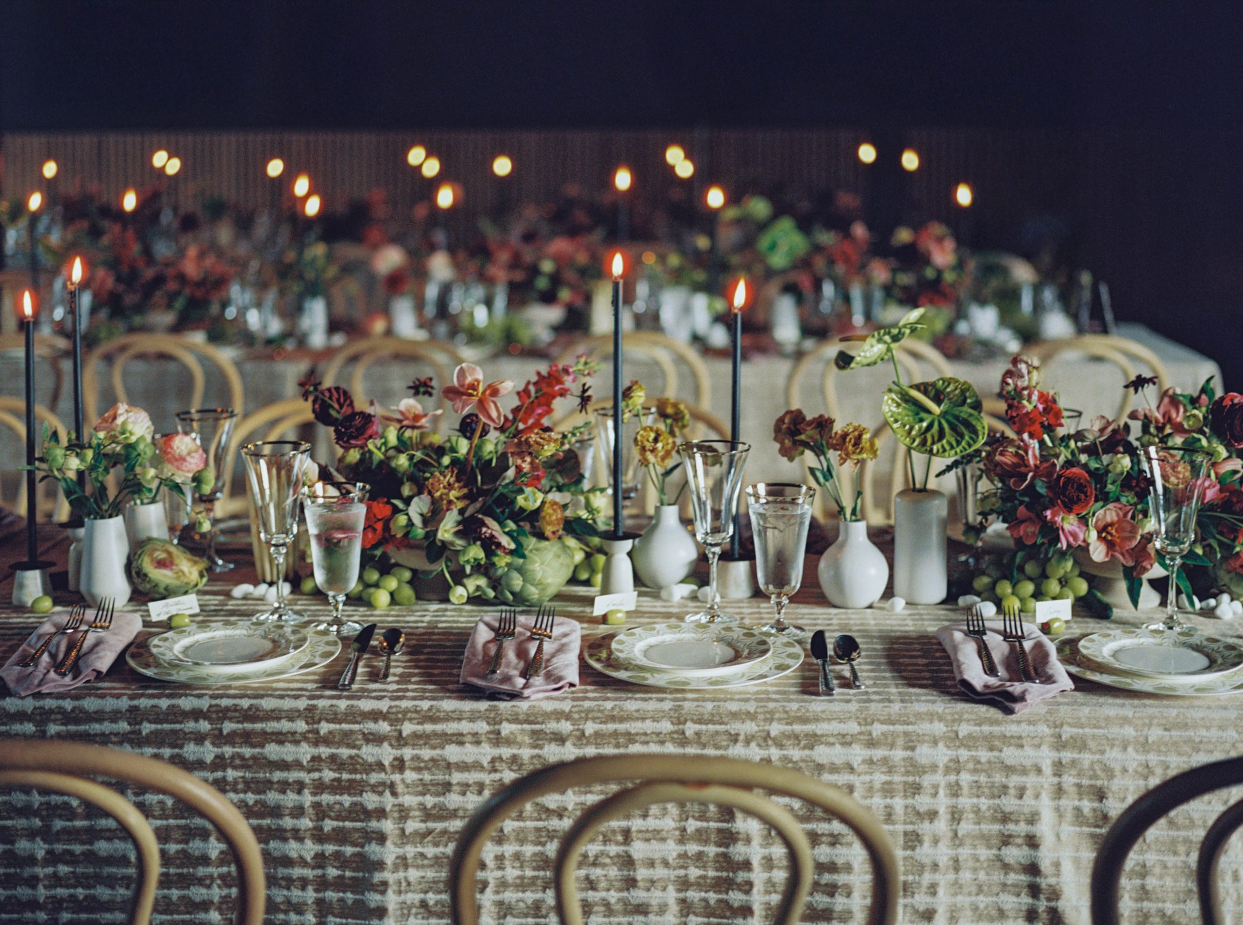 Dreamy wedding reception design in Virginia Beach